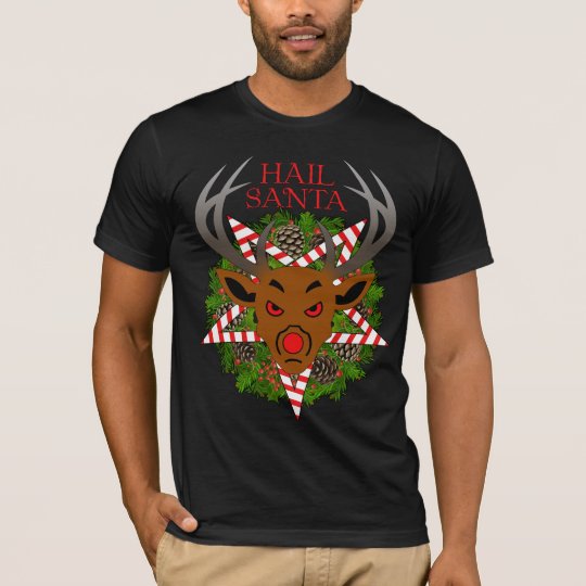 hail santa t shirt