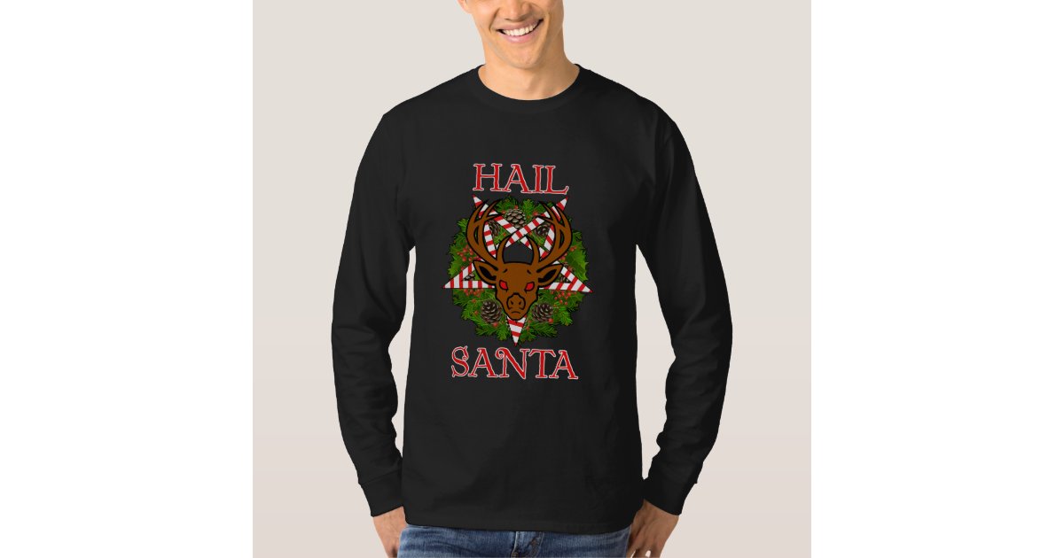 hail santa t shirt