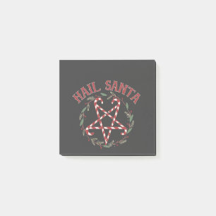 Hail Satan Christmas Krampus Xmas Devil Candy Post-it Notes