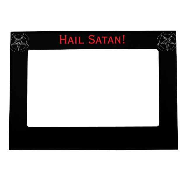 Hail Satan! Magnetic Frame (Front)