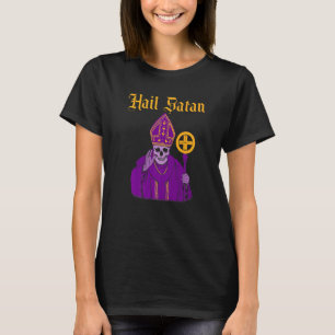 Hail Satan Satanic Vintage Horror Church Devil Men T-Shirt