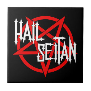 Hail Seitan Ceramic Tile