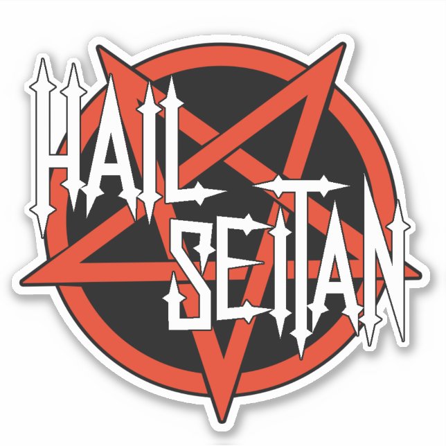Hail Seitan Sticker (Front)