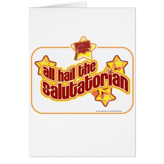 Hail the salutatorian cards (Front)