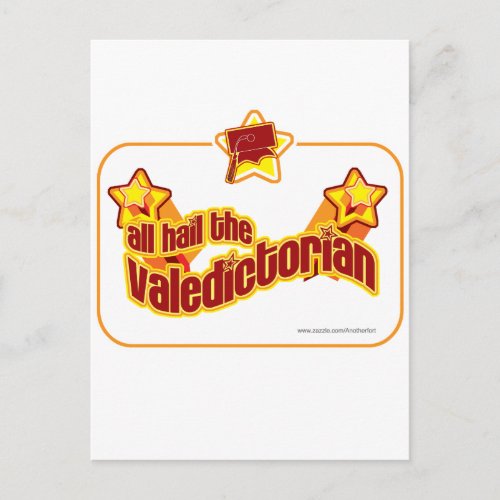 Hail the Valedictorian Postcard