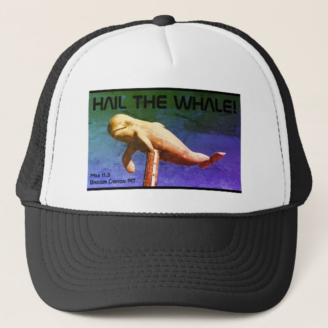 Hail The Whale Trucker Hat (Front)