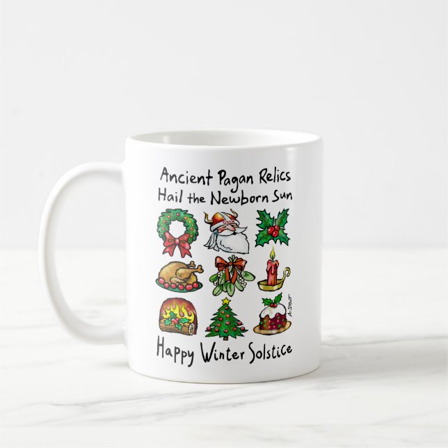 Hail the Winter Solstice! - Coffee Mug (Left)