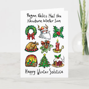 Hail the Winter Solstice! - Holiday Card