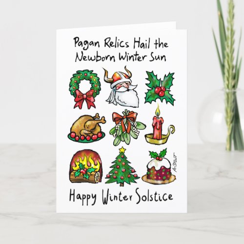 Hail the Winter Solstice _ Holiday Card