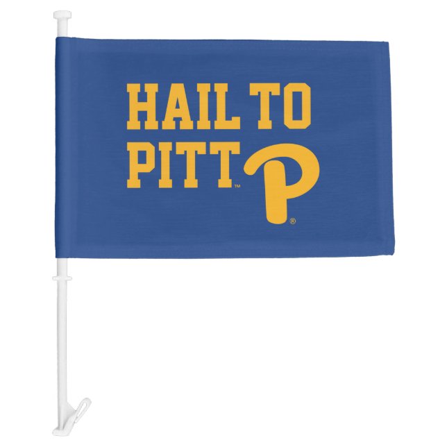 Hail to Pitt Car Flag (Front)