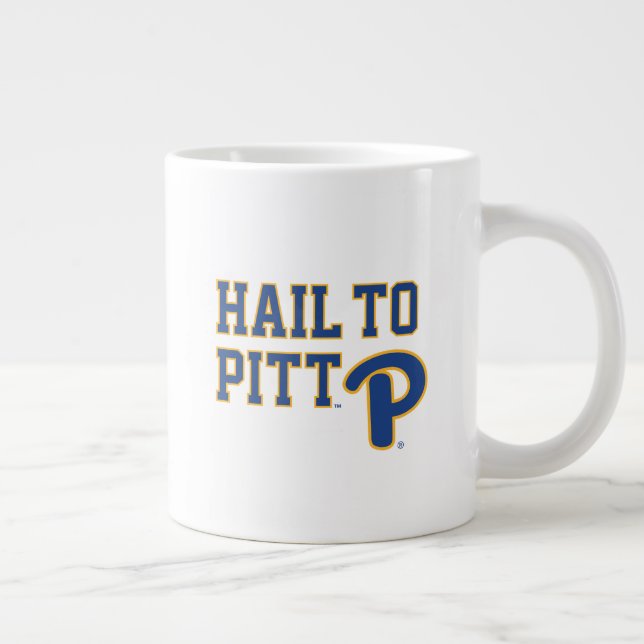 Hail to Pitt Giant Coffee Mug (Right)