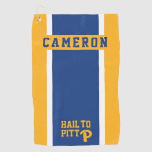Hail to Pitt Golf Towel