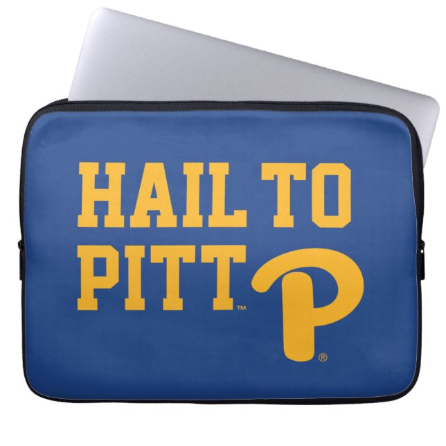 Hail to Pitt Laptop Sleeve (Front)
