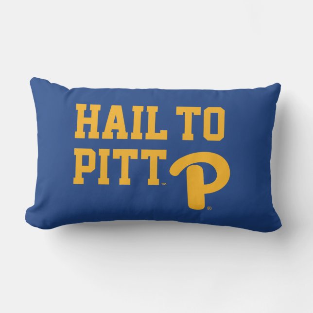 Hail to Pitt Lumbar Pillow (Front)