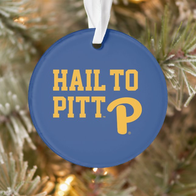 Hail to Pitt Ornament (Tree)