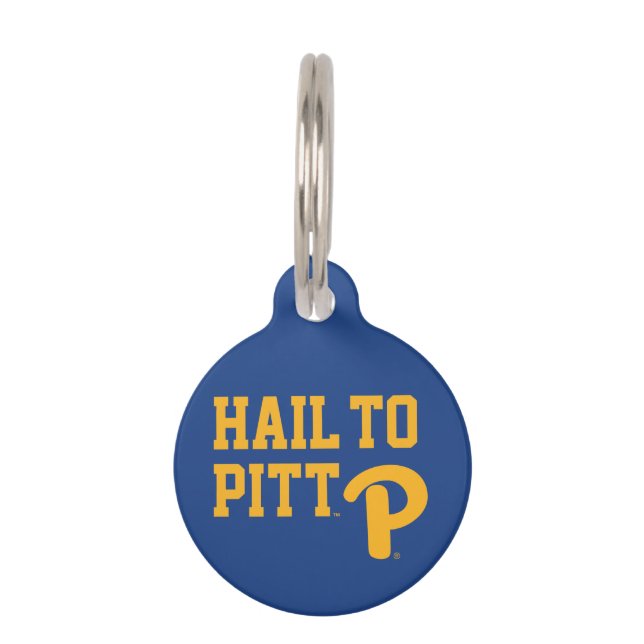 Hail to Pitt Pet ID Tag (Front)