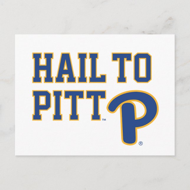 Hail to Pitt Postcard (Front)