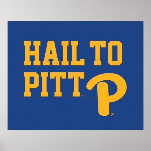 Hail to Pitt Poster