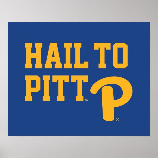 Hail to Pitt Poster (Front)