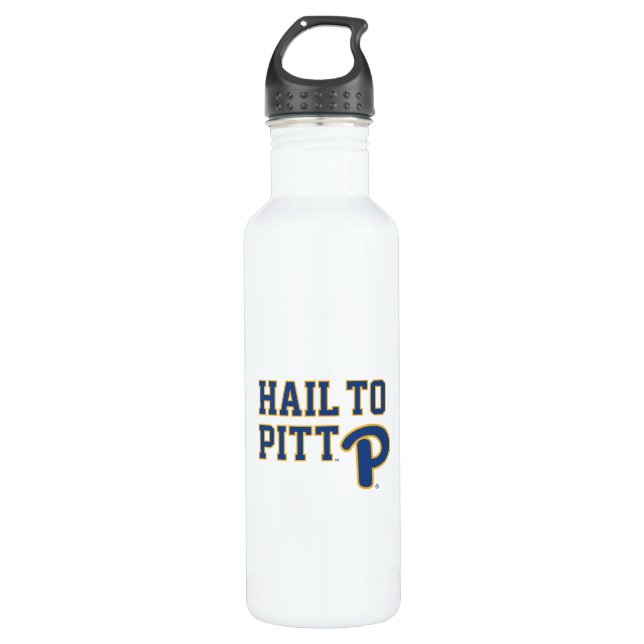 Hail to Pitt Stainless Steel Water Bottle (Front)