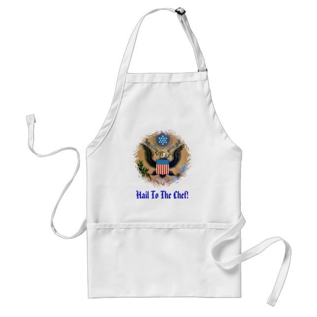 Hail To The CHEF! Adult Apron (Front)