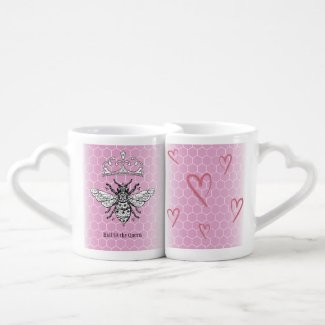 Hail to the Queen Bee, Customizable Lover's Mug