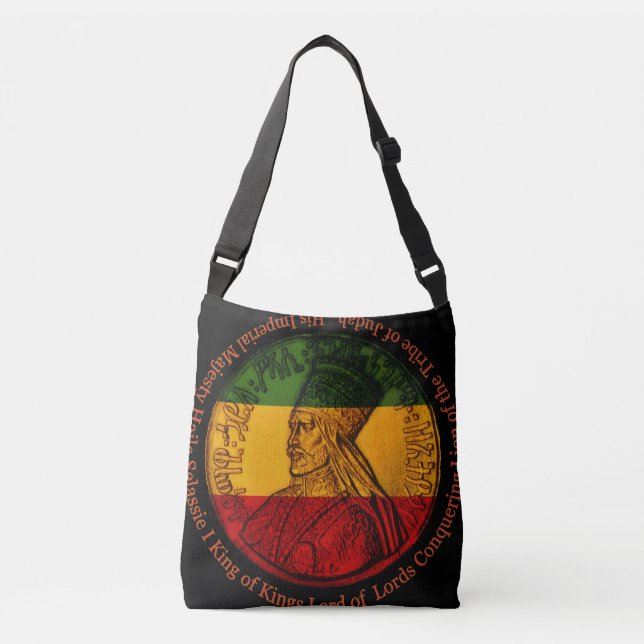 Haile Selassie Cross over Body Bag (Front)