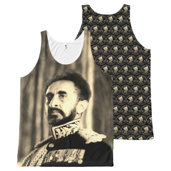 Haile Selassie - Emperor OF Ethiopia - Tank Top All Over Print Tank Top