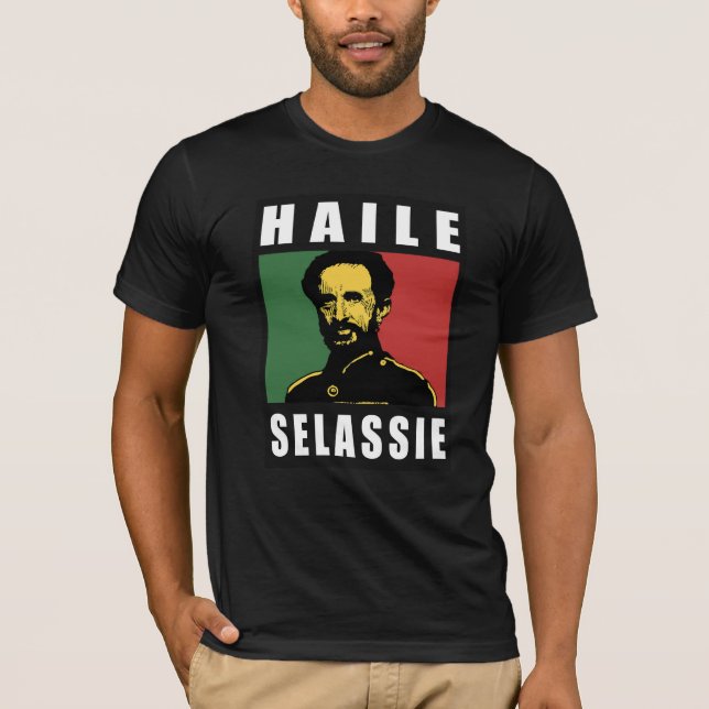 Haile Selassie Emperor - Reggae - Jah Army Shirt (Front)
