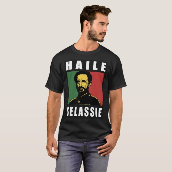 Haile Selassie kejsare Reggae tröja