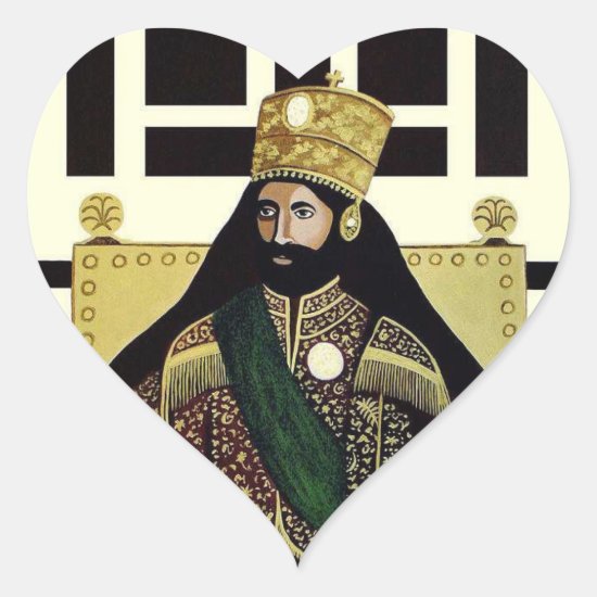 Haile Selassie Empire OF Ethiopia Love Sticker