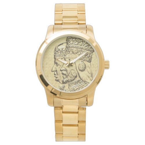 Haile Selassie Empress Menen Rasta Lion of Judah Watch