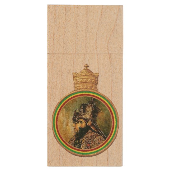 Haile Selassie & Empress Menen Usb Drive (Back (Vertical))