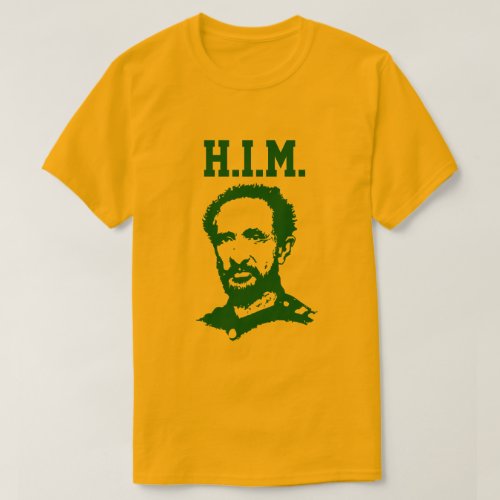 Haile Selassie _ H I M King _ Reggae Rasta Shir T_Shirt