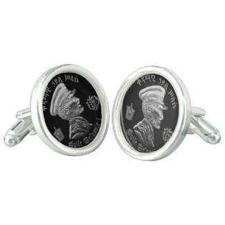 Haile Selassie - HIM - Rastafari - Jah Cufflinks