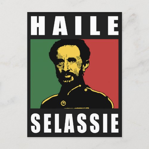 Haile Selassie _ HIM _ Rastafari _ Postcard