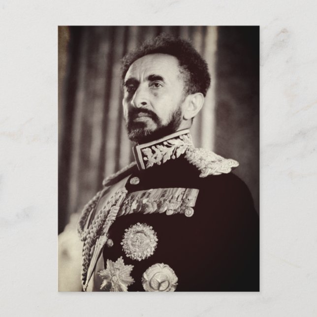Haile Selassie - HIM - Rastafari - Postcard (Front)