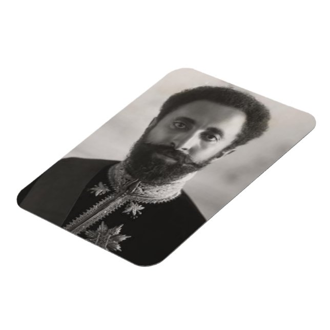 Haile Selassie - HIM - Rastafrai - Reggae Magnet (Left Side)