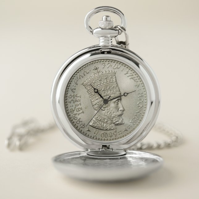 Haile Selassie I Jah Rastafari Rasta Reggae Roots  Pocket Watch (Inside)
