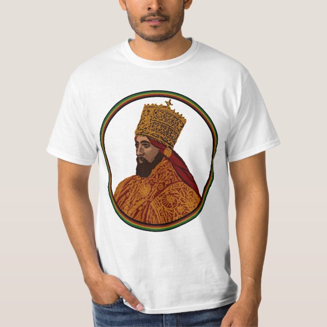Haile Selassie I Rastafari Coronation T-Shirt (Front)
