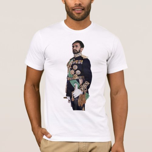 Haile Selassie In Full Dress T_shirt