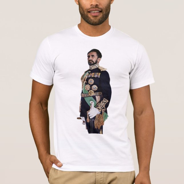 Haile Selassie In Full Dress T-shirt (Front)
