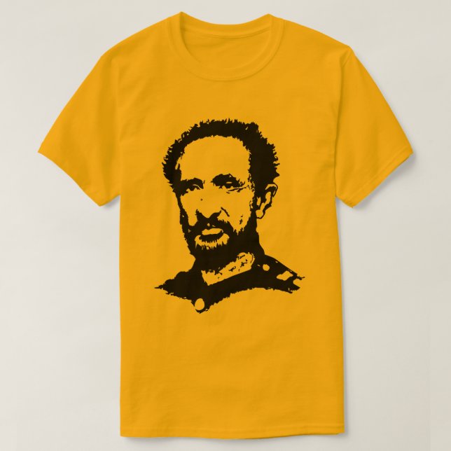 Haile Selassie - Jah - Messiah - Rastafari Shirt (Design Front)