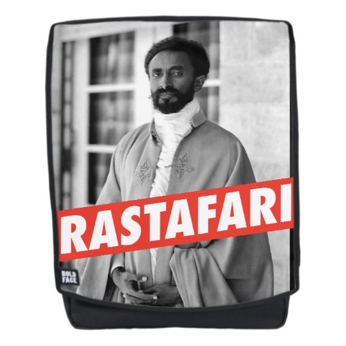 Haile Selassie _ Jah Rastafari _ Emperor Rucksack Backpack