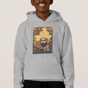 Haile Selassie Jah Rastafari Modern Art Rasta Hoodie