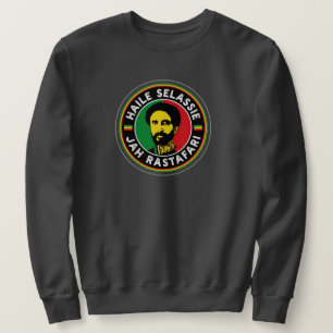 Haile Selassie Jah Rastafari Rasta Roots Sweater