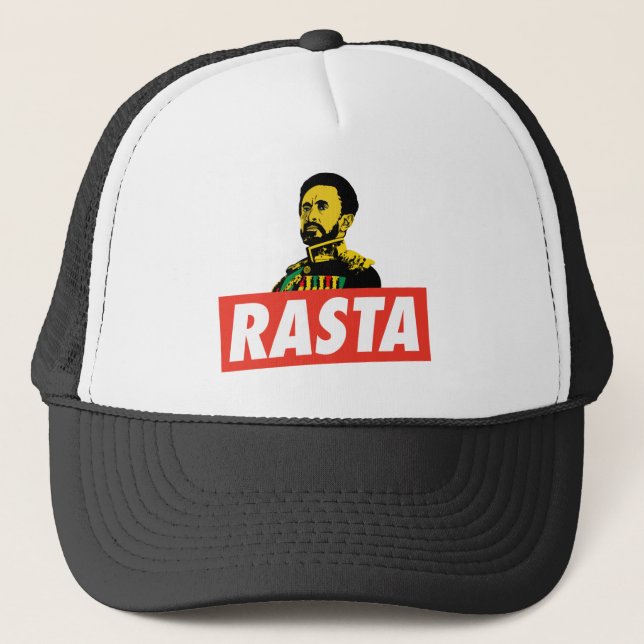 Haile Selassie - Jah Rastafari - Reggae Cap (Front)