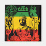 Haile Selassie Magnet Red Gold Green Rasta