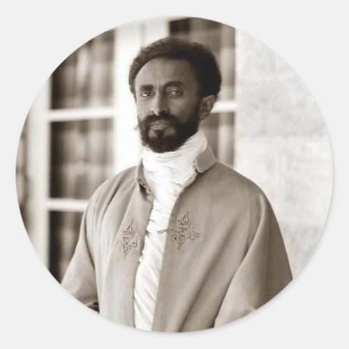 Haile Selassie _ Messiah _ Jah Rastafari Sticker
