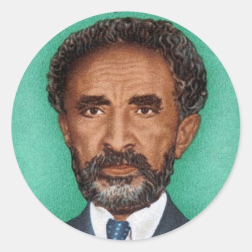 Haile Selassie _ Messiah _ Jah Rastafari Sticker